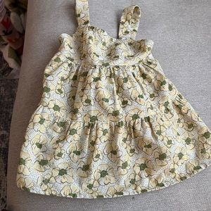 Baby Zara flower dress NWOT 9/12M
